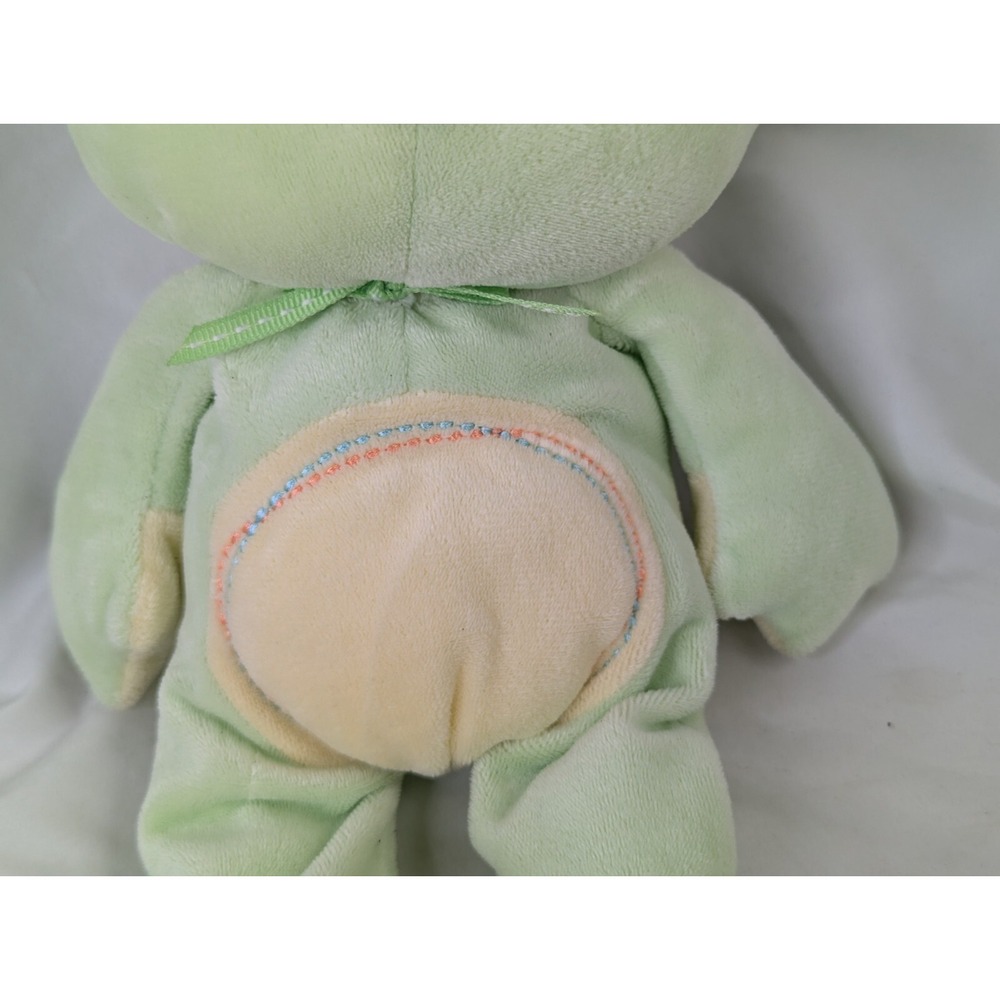 Carters Just One Year Green Frog Plush 11 Inch Kids Preferred Stuffed Animal Toy - Picture 3 of 8